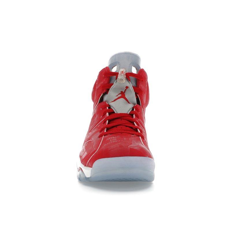 Air Jordan 6 Retro Slam Dunk Unisex Sneakers Red Varsity-Red Varsity-Red-White 717302-600