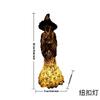 Halloween Skeleton Witch Decor Figurine, Dark Horror Witch Skeleton Scene, Living Room Spooky Tabletop Ornament, Resin Craft