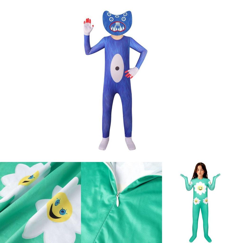 Soft And Comfortable Huggy Wuggy Cosplay Outfit For Kids Halloween Costume Xmas