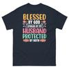 Blessed by God Spoiled by My Husband Protected by Both Men's Classic Tee