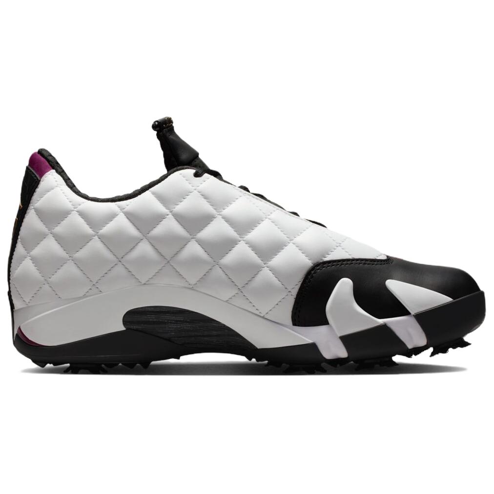 Air Jordan 14 Retro Golf Bordeaux Unisex Sneakers White Black IB1828-100