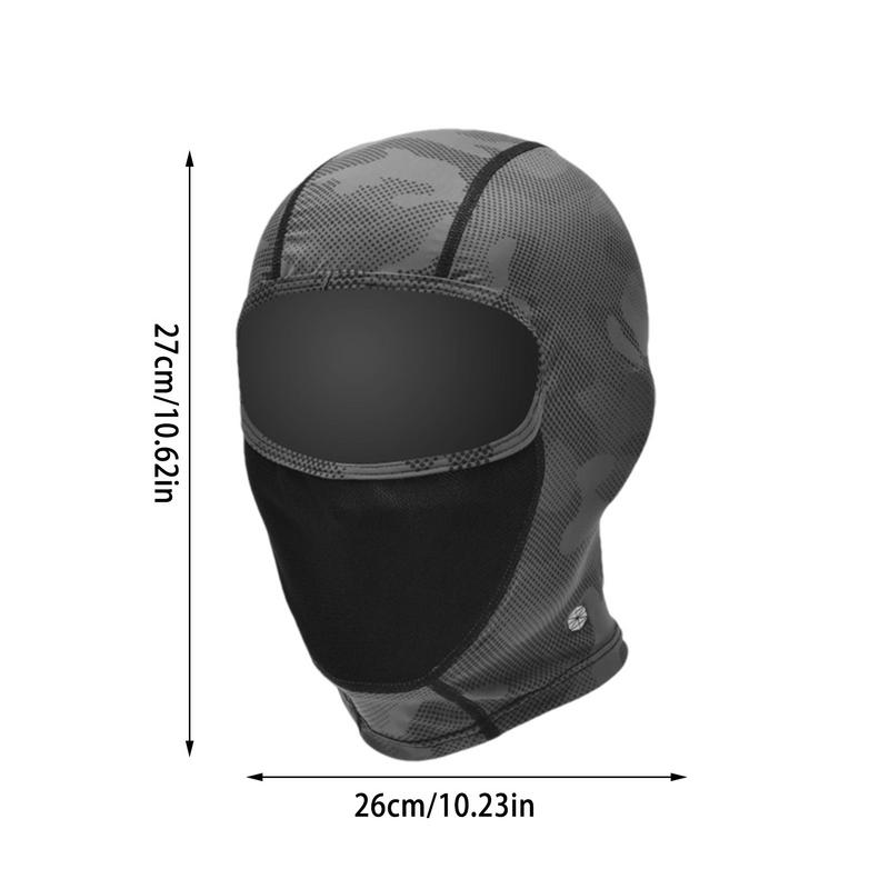 Sunscreen Masque Ice Silk Breathable Full Head Masque Face Cover Cooling Sun Uv Protection Hood Motorcycle Face Masque For