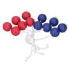 Golf Ladder Toss Balls Ladder Toss Bolo Replacement Set Outdoor Lawn Yard Beach Game for Kids Adults Family 3 Red 3 Blue