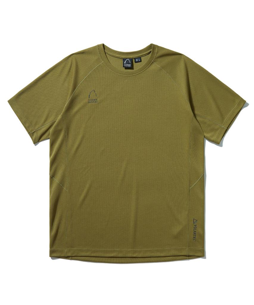 SIERRA DESIGNS Polartec Powerdry Mendenhall Short Sleeve T-Shirt Khaki