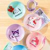 Für Sanrio Anime Keramik Snackteller Cinnamoroll Kuromi Niedliches Muster Zuhause Abendessen Buffet Geschirr Küche Geschirr Dessertschale