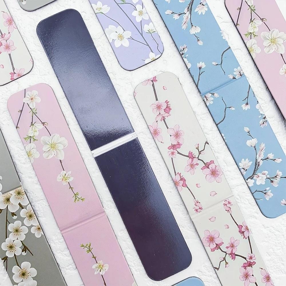 5 Pcs/Set Flower Pattern Annotated Bookmarks  for Reading, Annotation, and Gift