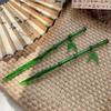Vintage Imitation Jade Bamboo Leaf Hair Stick Hairpin Headwear New Chinese Style Female Acrylic Hair Clasp Hair Accessories