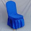 Hotel Professional Nailed Wooden Chair Chair Cover Geometric Pattern Hotel Conference Chair Cover Hotel Household Nailed Universal