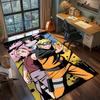 Naruto Anime Rug Carpet Large Area Rug Non Slip Washable Floor Mat Gamer Room Bedroom Home Decor