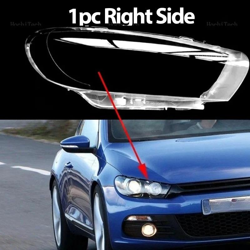 

Car Front Head Lights Cover for Volkswagen VW Scirocco Pre-facelift 2008-2014 Transparent Housing Glass Headlights Lens Shell Right Side