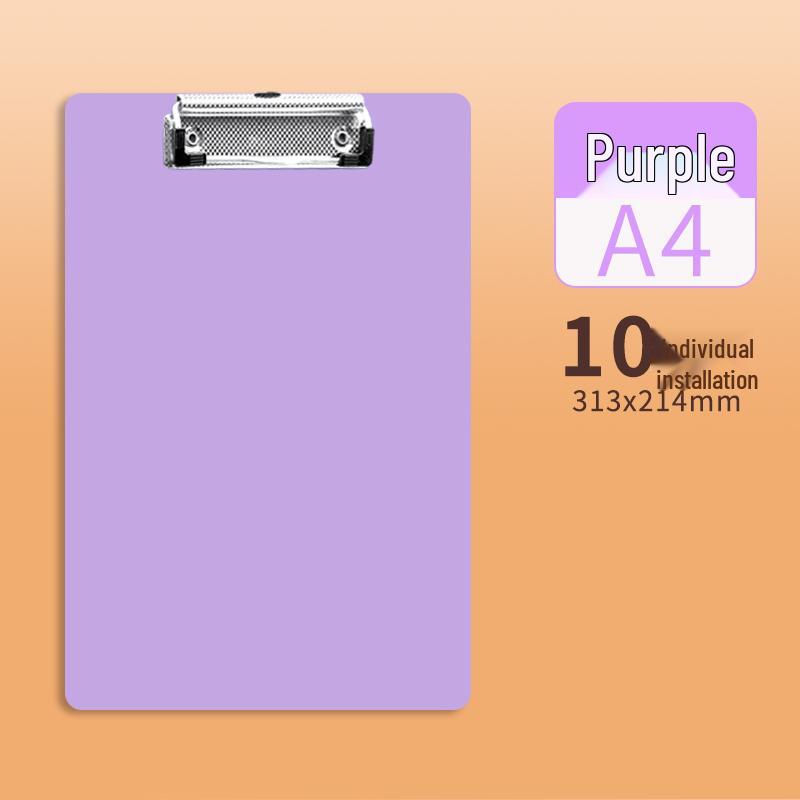 Morandi A4 Clipboard with Strong Clip for Writing, Office, and Meeting Notes