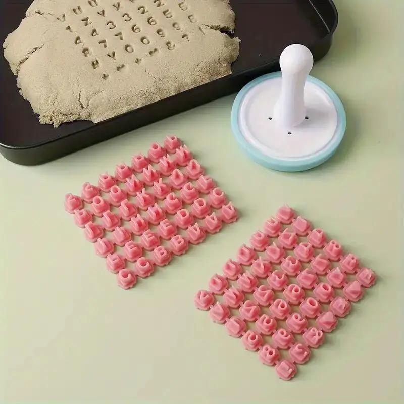 1 conjunto - Crie Biscoitos Únicos com Letras Números e Símbolos - Formas de Bolo de Biscoito DIY para Decoração Criativa de Biscoitos