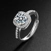 Copper Ring Zircon Exquisite For Women Cassic Wedding Jewelry Engagement Bands Fine Fashion Gift Party High Quality