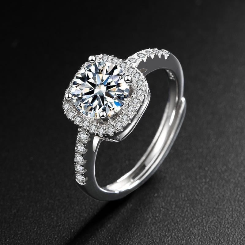 Copper Ring Zircon Exquisite For Women Cassic Wedding Jewelry Engagement Bands Fine Fashion Gift Party High Quality