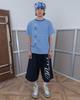 THEMUSEUMVISITOR Paris Berlin Seoul Bermuda Sweat Pants (Navy)