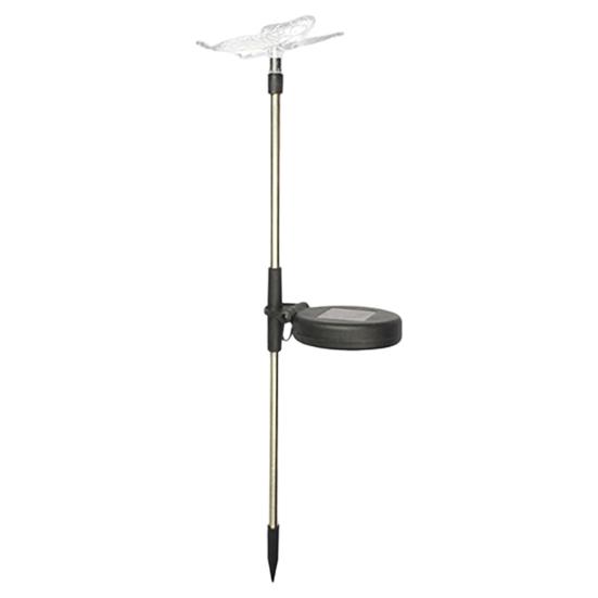 Lawn Lamp Solar LED Outdoor Decor Light Stainless Steel Color Changing Garden Light