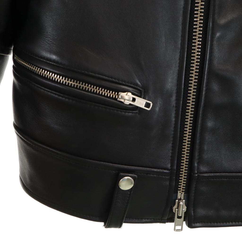 URBAN RESEARCH SONNY LABEL Sheepskin Leather Double Riders Jacket 38 Women Used