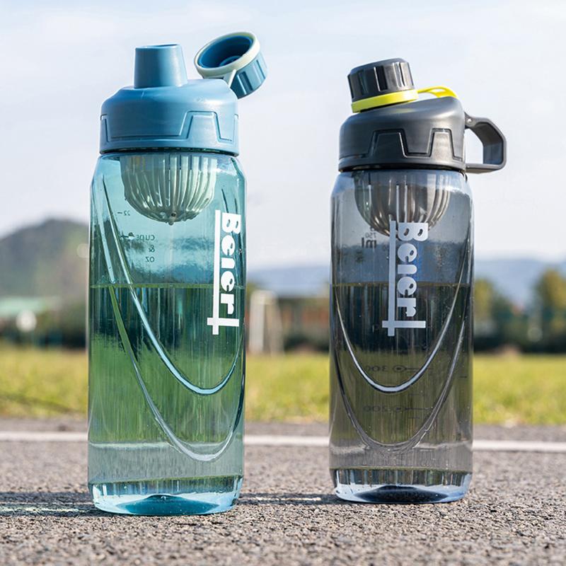 1000Ml Water Bottle Outdoor Sport Fitness Water Cup Straigh Drinking Water Bottles Student Portable Drink Cups