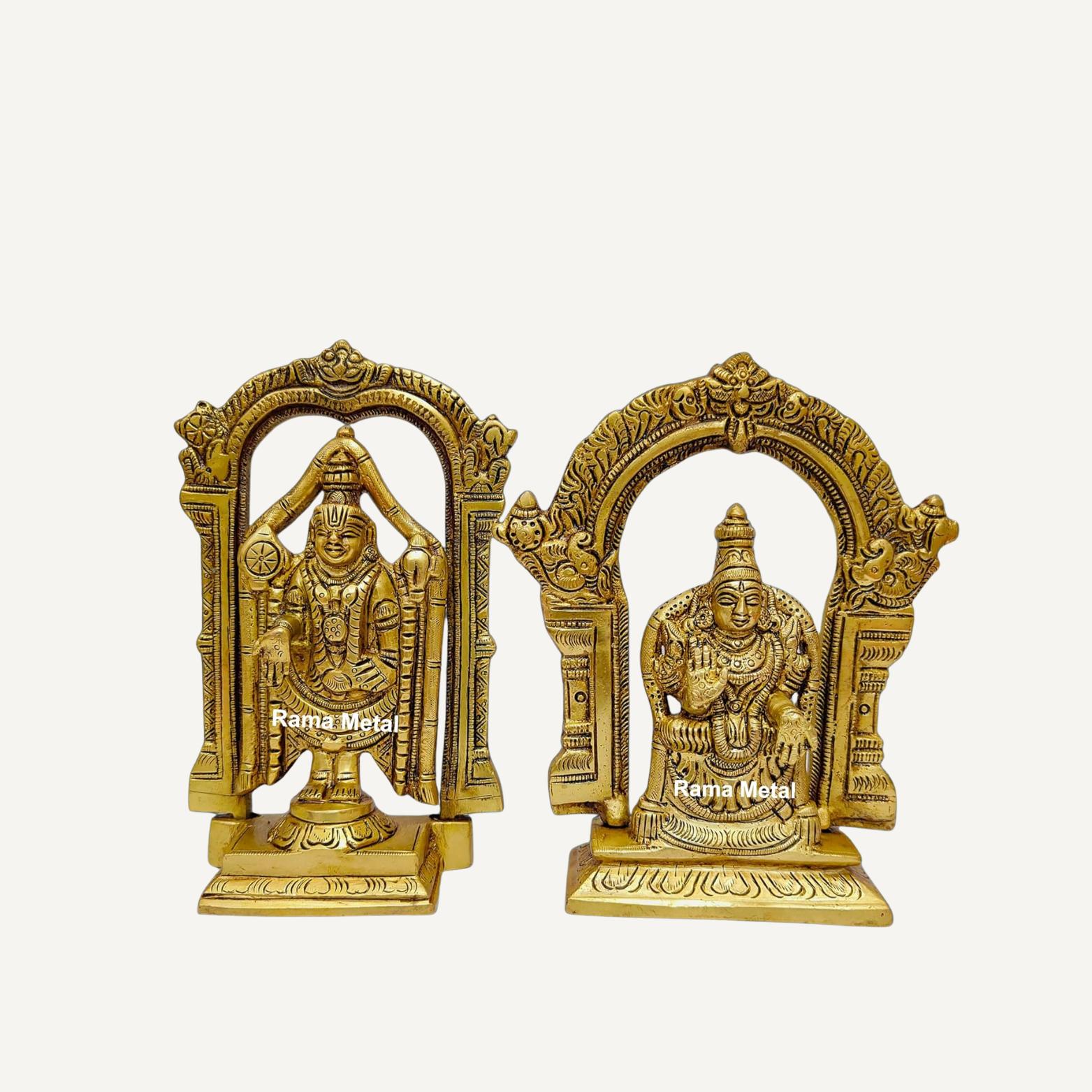 Bala Ji Padmavati, Lord Venkateshwara, Tirupati Balaji Padmavati Statue, Brass