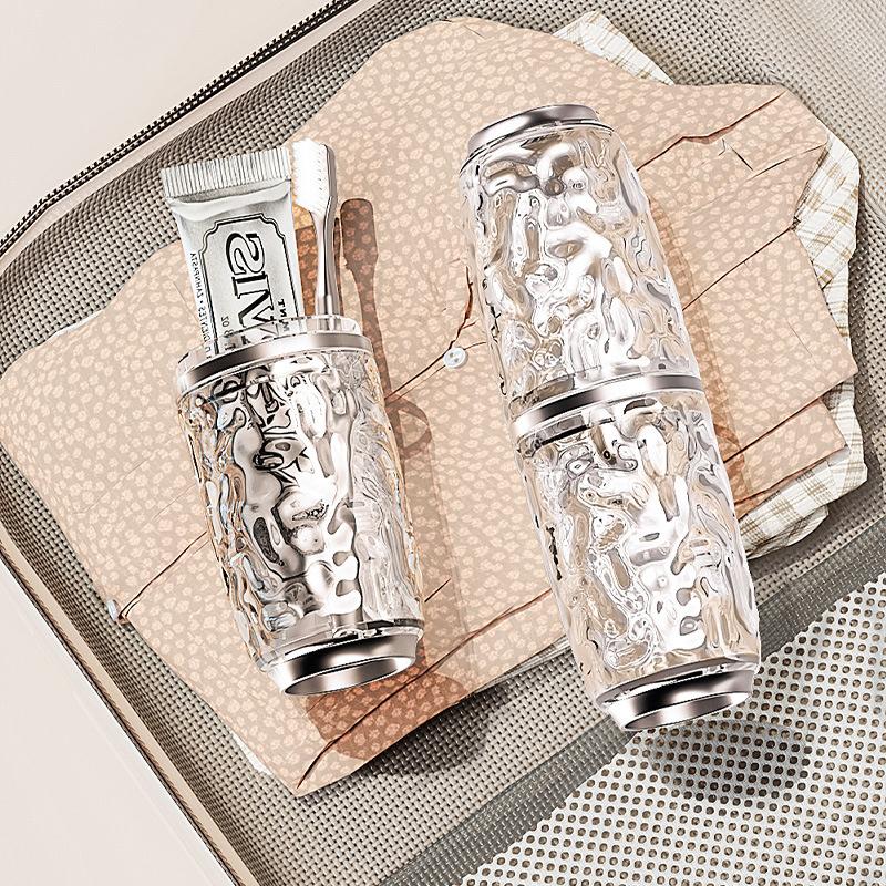 Toothbrush Holders With Cover, Portable Travel Toothbrush Case With Lid, Toothbrush Container For Bathroom Countertop Organizer