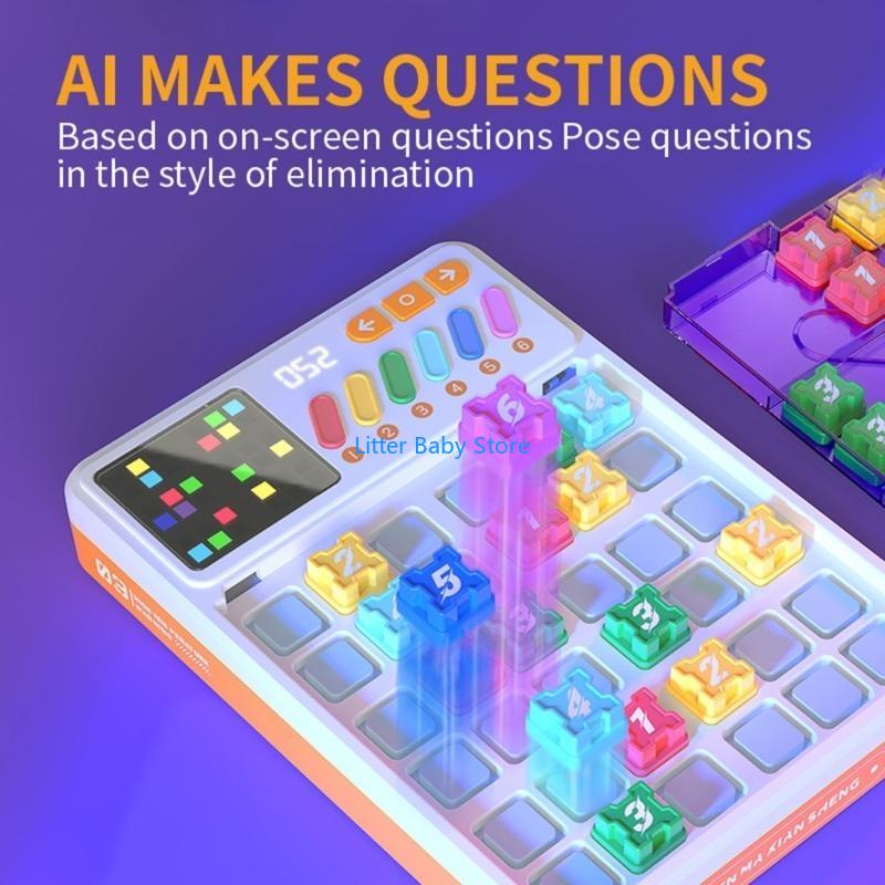 N80C Kids Logical Development Electronic Sudoku Device 3500 Challenges Compact Travel Toy