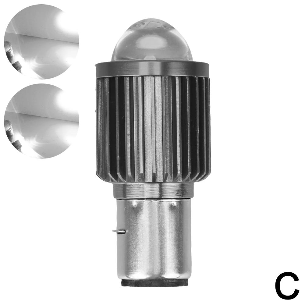 12V 1pcs Led Bulbs H4 BA20D Motorcycle Headlight CSP Chip Hi Lo Lens H4 Lamp Fog Lights Scooter Accessories Headlamp