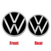 3D Car logo Front Grille Emblem Trunk Replace Cover Sticker For Volkswagen VW Polo T-ROC ID.3 Golf8 MK8 Passat Variant Arteon CC