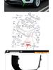 Fog Light Bezel Base Plate for Land Rover Evoque (LR079389, LR079380)