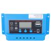 Solar Panel Charge Controller LCD Display PWM Photovoltaic Charging Regulator 12V 24V30A