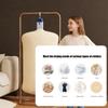 Timer Controlled Compact Dryer with Auto Shut Off Safety Foldable Design for Easy Storage Quiet Operation 110V