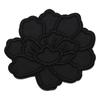 Black Self-Adhesive Embroidery Patch for DIY Clothes Repair and Decoration