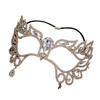 Rhinestone Tassel Veil Masks Full Face Women Chains Face Mask Masquerade Dance Party Performance Sexy Facial Accessories Jewelry