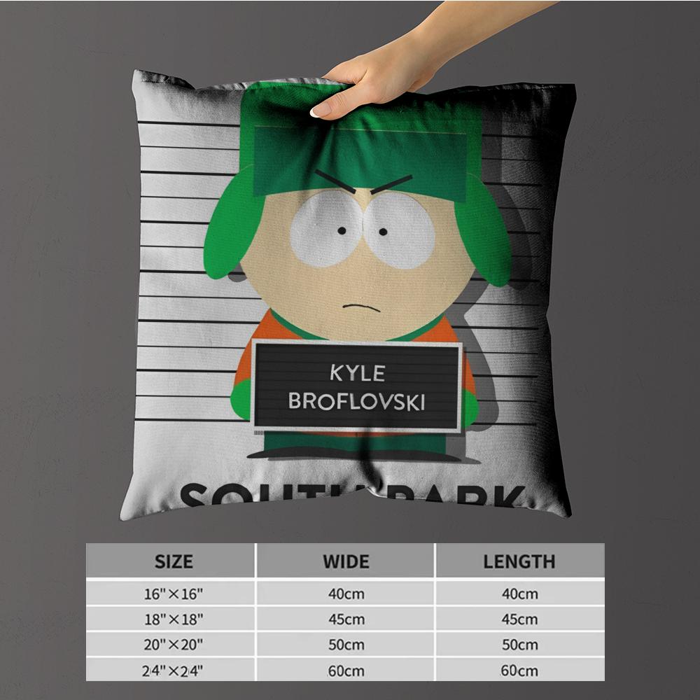 Pillow Case luxurious home office, sofa decorative Multi sized car seat cushions, pillowcases A-South Parks Cute