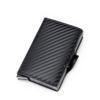 Men's Carbon Fiber Automatic Pop-Up Card Holder Wallet