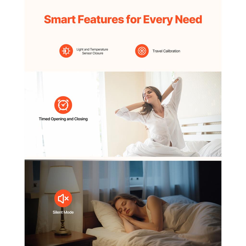 SucceBuy Automatischer Vorhangöffner APP-Fernsteuerung Hub im Lieferumfang enthalten Kompatibel mit Alexa und Google Home für Vorhangstangen U/I-Schienen