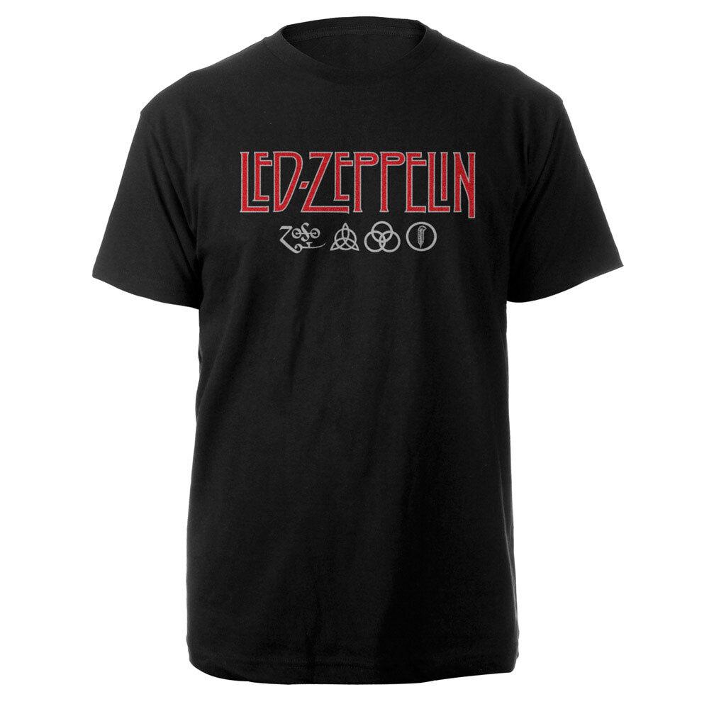 LED Zeppelin Logo Icon Official Merchandise T-Shirt M