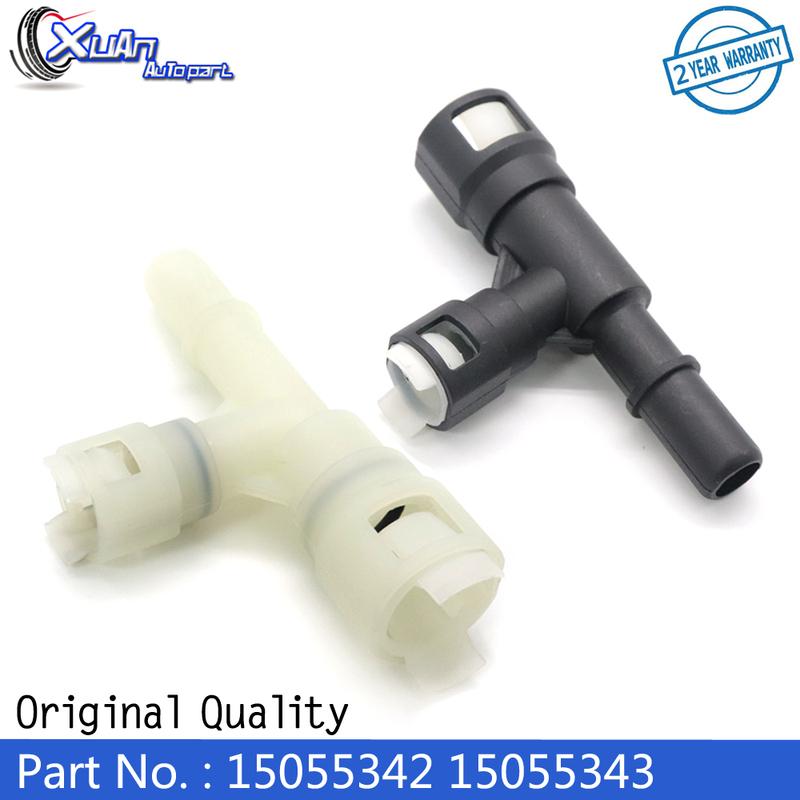 XUAN HVAC Heater Inlet Hose Connector 15055342 15055343 For Chevy Suburban Avalanche Tahoe GMC Yukon Cadillac Escalade Hummer H2