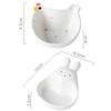 1/2 PCS Ceramic Sauce Dish with Handle Cute Rabbit Cat Seasoning Dish Sushi Dipping Bowl Serving Snack Plate Kitchen Supplies