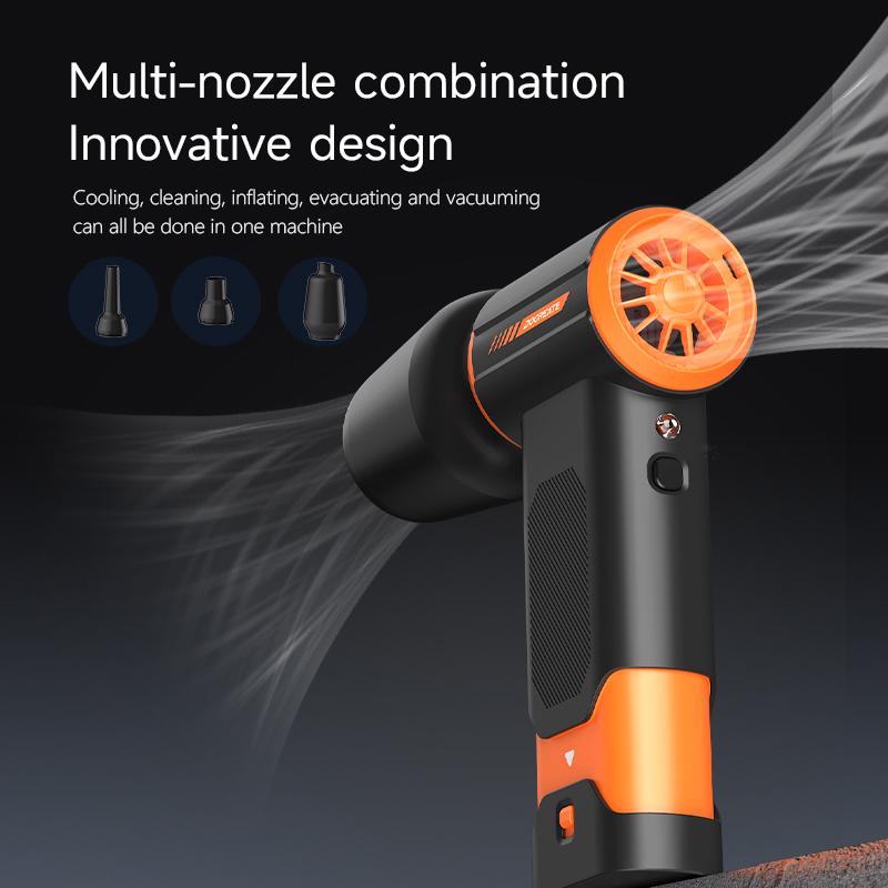 Multi functional Violent Turbo Fan Strong Suction Portable Wireless Electric Dust Car collector Office Electric Air Duster Fan