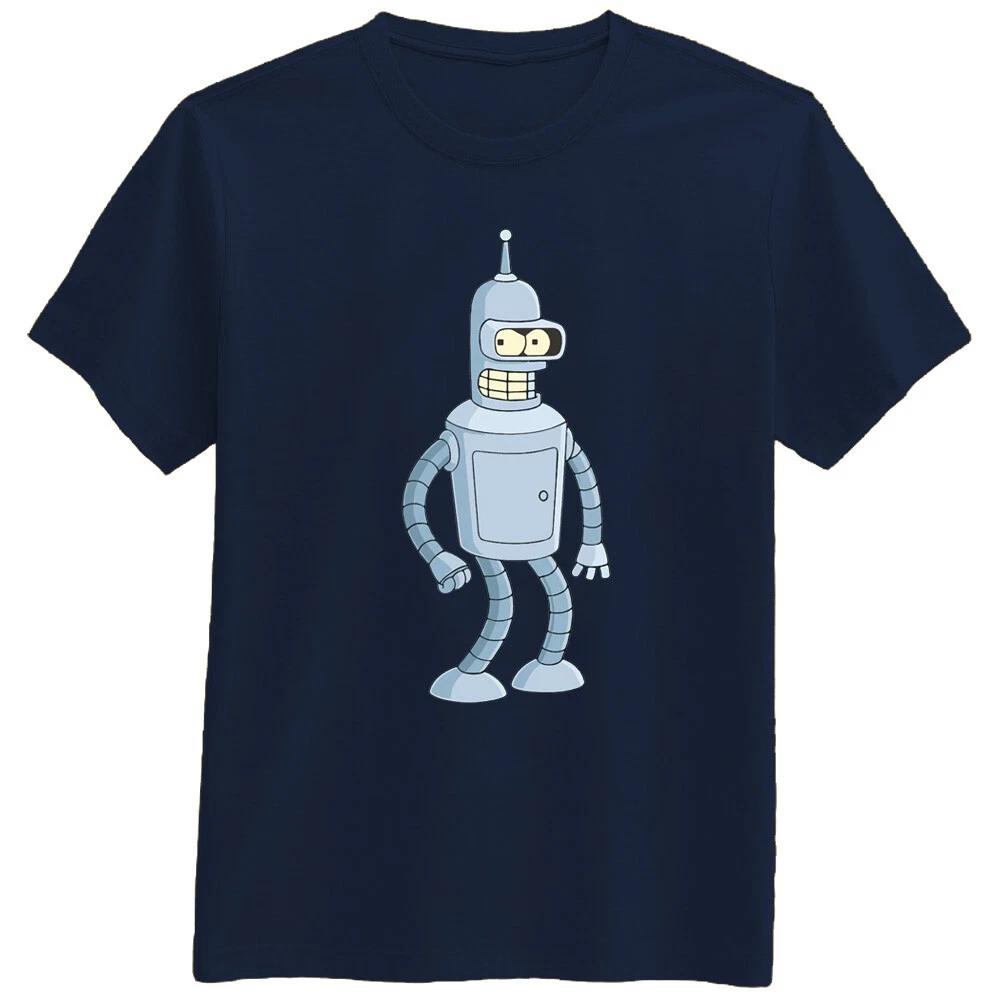 Futurama, Funny Bite My Shiny, Robot cartoon anime Bende T Shirt Tee Gift New 4XL