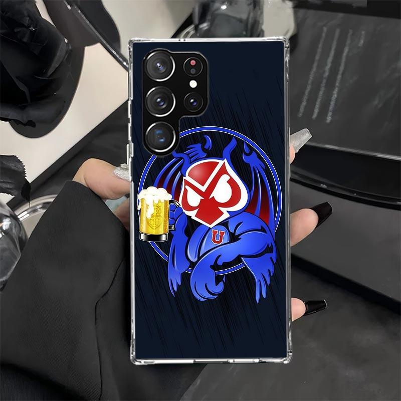 

De Chile U-University Logo Phone Case for Samsung Galaxy S25 Edge S24 Ultra S23 Plus S22 S20 FE S10 + Soft Print Cover Coque Samsung S25 Ultra
