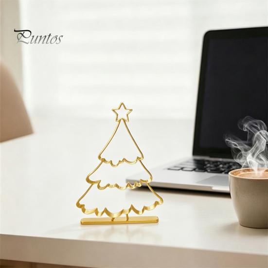 Exquisite Christmas Gift Ideas 3D Printed Hollow Tree Ornament, Modern Minimalist Festive Home Holiday Accents Sculpture, Decorative Tabletop