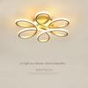 Plafonnier LED Moderne Pour Salon Restaurant Chambre Lustre Design Fleur à Six Pétales Plafonniers Décoration Intérieure Luminaire