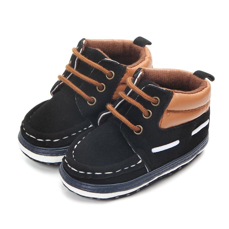 Buy First Walkers 012M Boys High Baby Shoes Newborn Soft Bottom