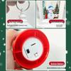 Weihnachts-LED-Windlaterne Kerzenlampe - Retro Tragbare Dekoration Ornament