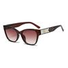 Classic Luxury D Brand Women Sunglasses Fashion Cat Eye Designer Men Glasses Glamour Trendy UV400 Shades