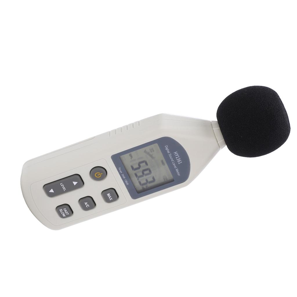 HY‑1361 Digital Sound Level Meter Handheld LCD Screen USB Decibel Monitor Noise Recorder 30‑130dBA 35‑130dBC