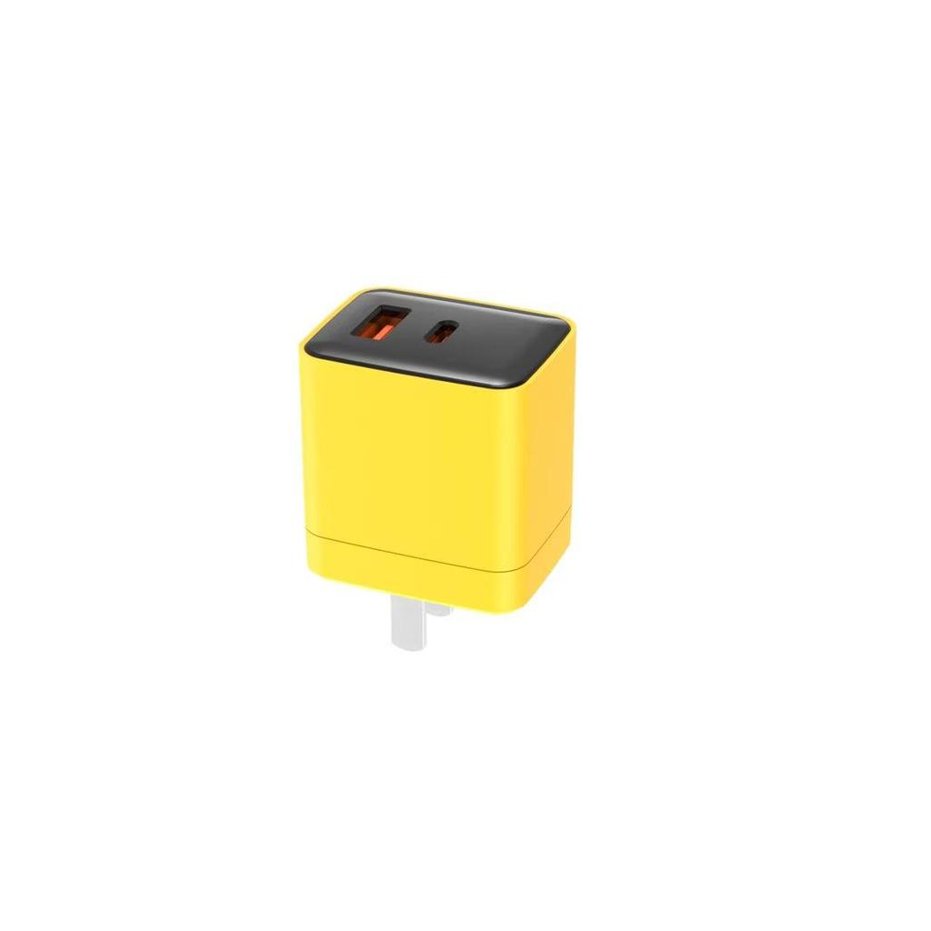 PD30W Gallium Nitride Fast Charger with Foldable Plug, A+C Ports for Apple and Android Devices