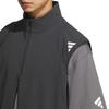 adidas Chaleco Fos Estilo Futuro Cómodo Moderno Simple Chalecos para Hombre Negro Carbón KB4623