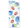 Miyamoto Towel Kenema Tenugui Hand Goldfish On the Made In 35 X 50249 Towel, Water, Japan, White, Approx. 90cm,
